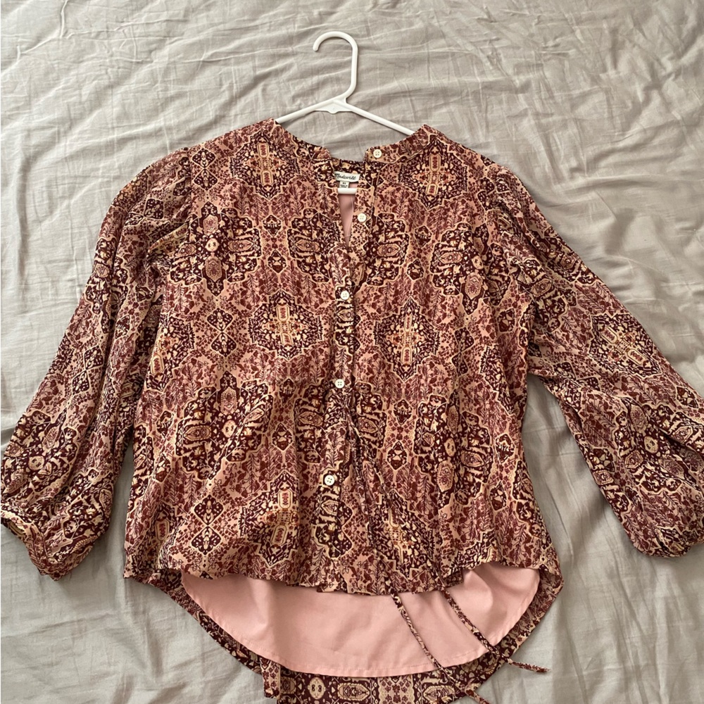 Madewell Drawstring Top - Picture 3 of 5